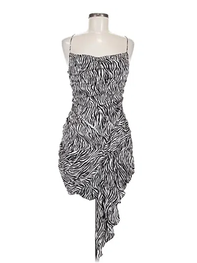 Pre-owned For Love & Lemons Cocktail Dress In Silver