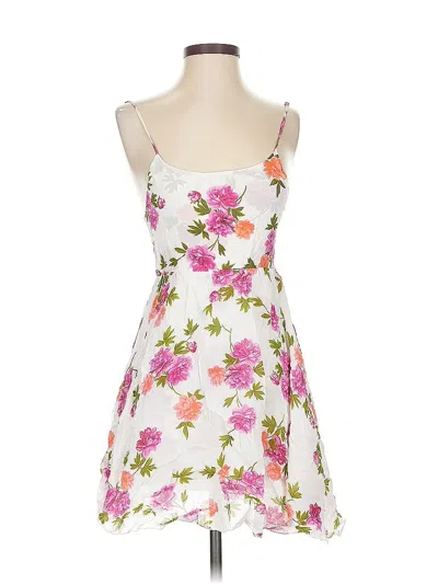 Pre-owned For Love & Lemons Cocktail Dress In White