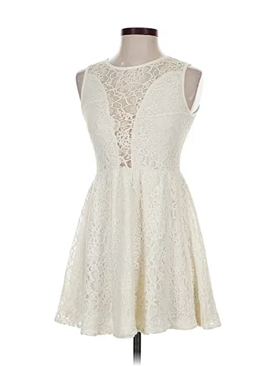 Pre-owned For Love & Lemons Cocktail Dress In White