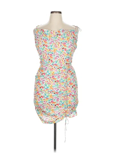 Pre-owned For Love & Lemons Cocktail Dress In White