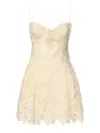 For Love & Lemons Coco Mini Dress In White
