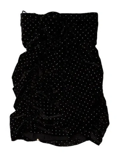 Pre-owned For Love & Lemons Cowl Neck Long Sleeve Blouse In Black