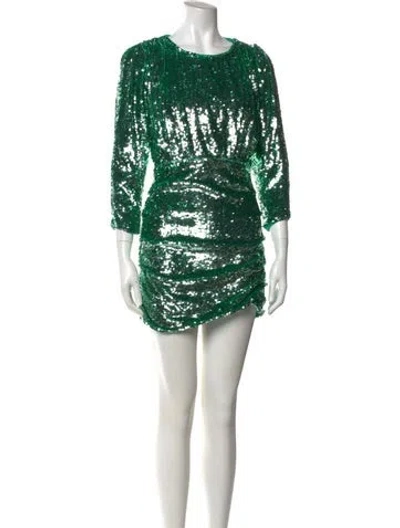 Pre-owned For Love & Lemons Crew Neck Mini Dress