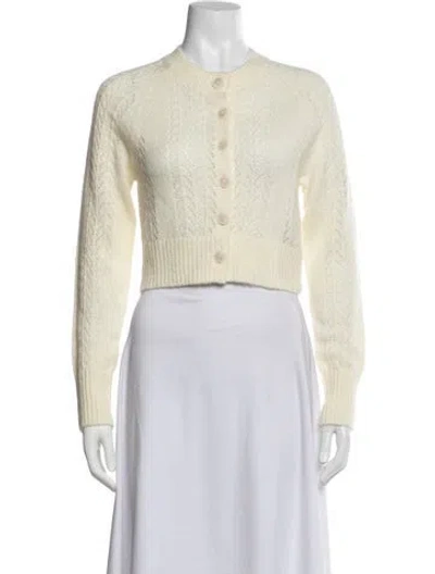 Pre-owned For Love & Lemons Crew Neck Sweater W/ Tags In Neutrals