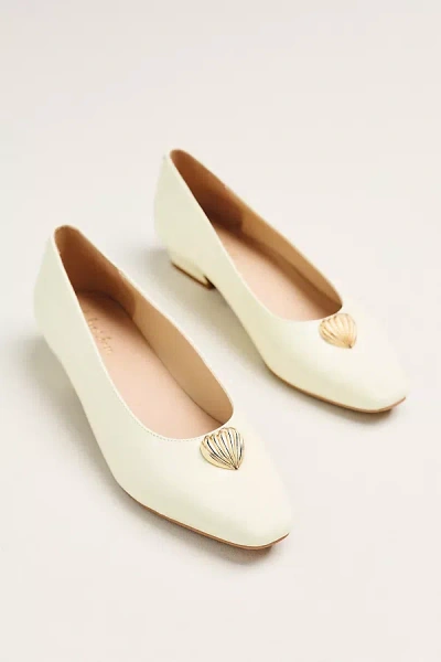 For Love & Lemons Edie Flats In Neutral