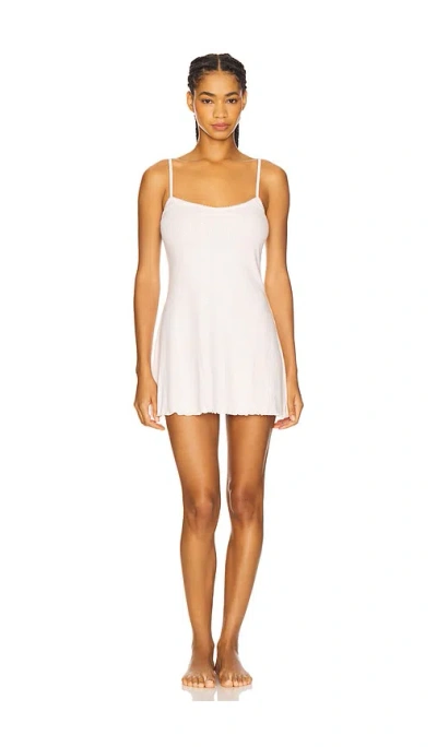 For Love & Lemons Elliana Slip Dress In White