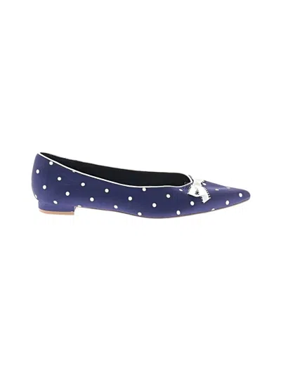 Pre-owned For Love & Lemons Flats In Blue