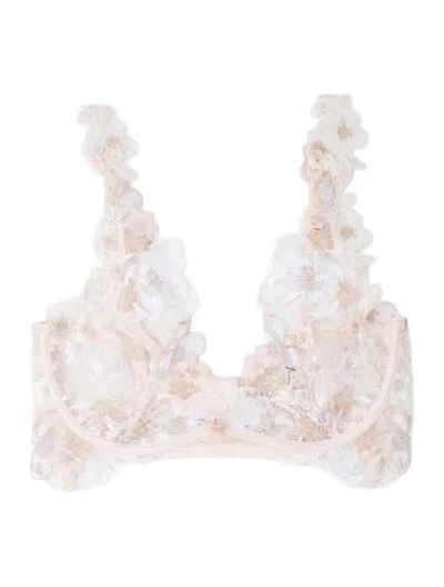 Pre-owned For Love & Lemons Floral Print Lounge Set In White