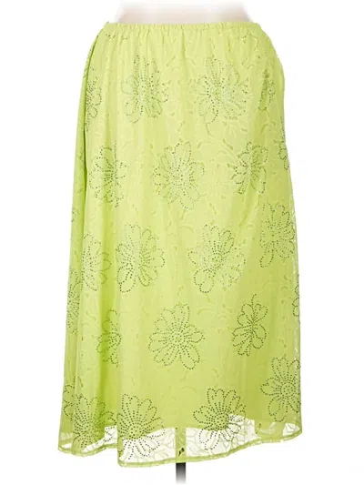 Pre-owned For Love & Lemons Formal Skirt In Green