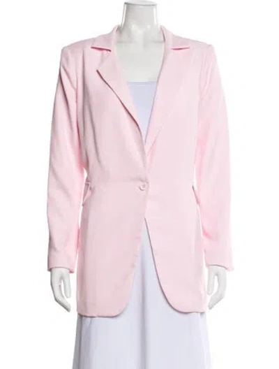 Pre-owned For Love & Lemons Fur Jacket In Pink