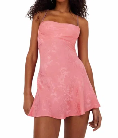 For Love & Lemons Gabrielle Mini Dress In Pink