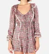 For Love & Lemons Grace Mini Dress In Multi In Multi