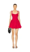 For Love & Lemons Helena Bustier Mini Dress In Pink
