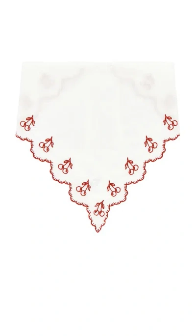 For Love & Lemons Isla Headpiece In White