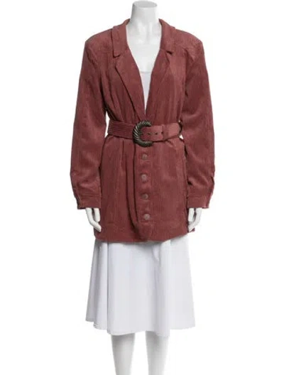 Pre-owned For Love & Lemons Jacket W/ Tags In Red