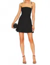 For Love & Lemons Janet Mini Dress In Black In Black
