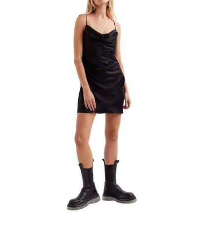 FOR LOVE & LEMONS KYRA MINI DRESS IN BLACK