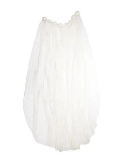 Pre-owned For Love & Lemons Lace Lace Pattern Shawl In Neutrals