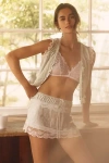 For Love & Lemons Lace Mini Skirt