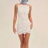 For Love & Lemons Lakeside Mini Dress In White In White