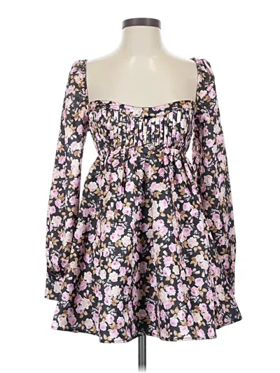 Pre-owned For Love & Lemons Long Sleeve Blouse In Black