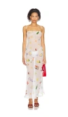 For Love & Lemons Marina Maxi Dress