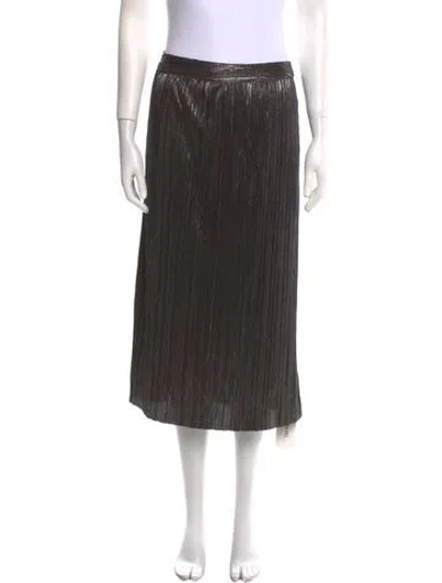 Pre-owned For Love & Lemons Midi Length Skirt In Gray