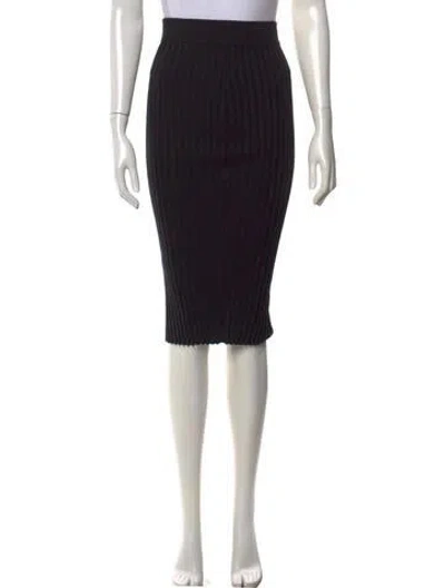 Pre-owned For Love & Lemons Mini Skirt In Black