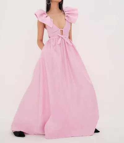 For Love & Lemons Miriam Ballerina Dress In Pink