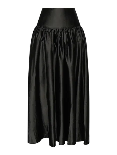 For Love & Lemons Nelly Maxi Skirt In Black