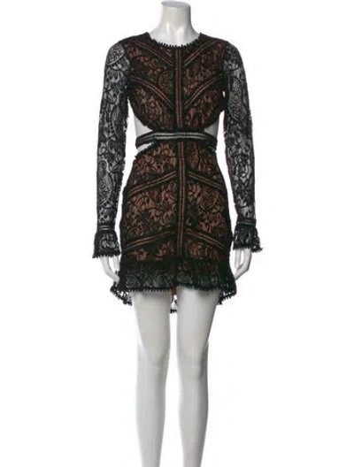 Pre-owned For Love & Lemons Nylon Mini Dress