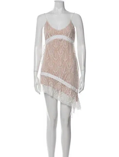 Pre-owned For Love & Lemons Nylon Mini Dress In Multi