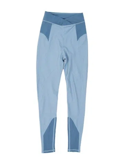 Pre-owned For Love & Lemons Nylon Skinny Leg Pants In Blue