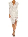 For Love & Lemons Paisley Midi Dress In Sand In White