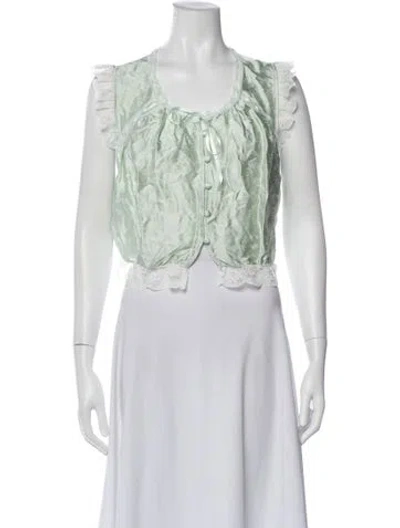 Pre-owned For Love & Lemons Pajamas W/ Tags In Green