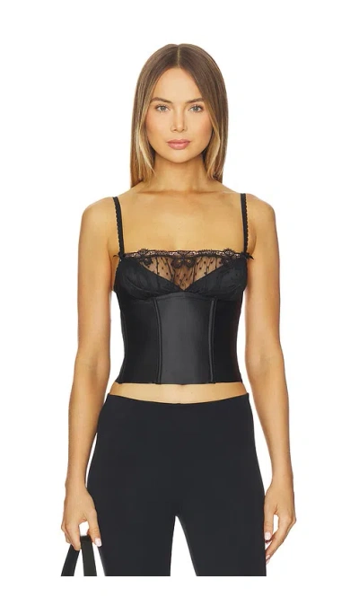 For Love & Lemons Papillon Bustier In Black