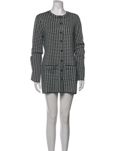 Pre-owned For Love & Lemons Plaid Print Mini Dress W/ Tags In Multi