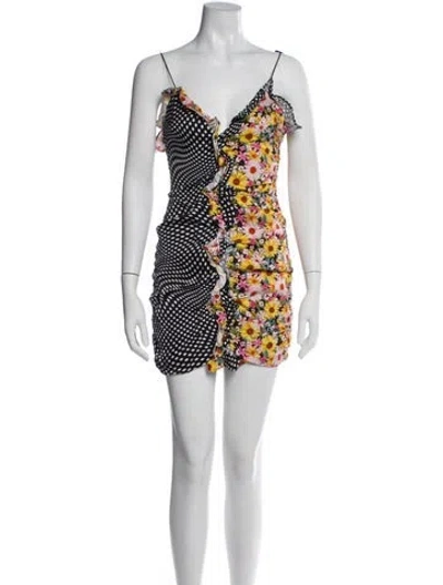Pre-owned For Love & Lemons Printed Mini Dress