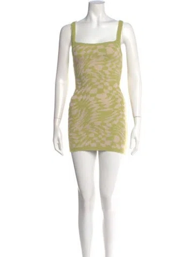 Pre-owned For Love & Lemons Printed Mini Dress W/ Tags In Pink