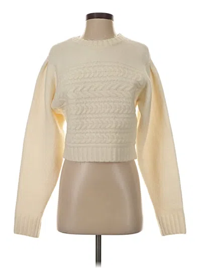 Pre-owned For Love & Lemons Pullover Sweater In Ivory