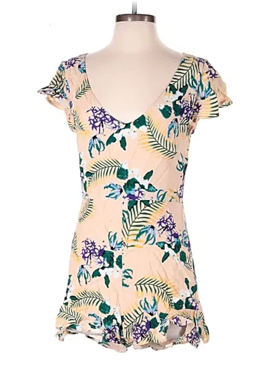 Pre-owned For Love & Lemons Romper In Yellow