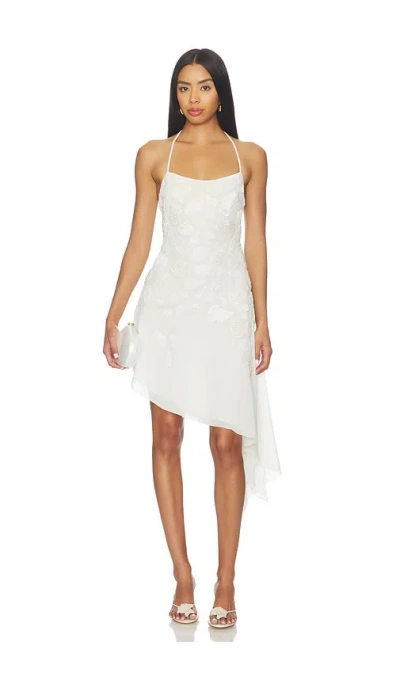For Love & Lemons Seaside Treasure Midi Dress In White