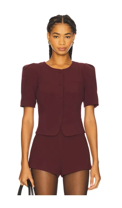 For Love & Lemons Selena Top In Purple