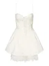 For Love & Lemons Shae Mini Dress In White