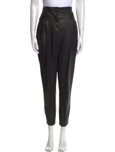 Pre-owned For Love & Lemons Skinny Leg Pants In Black