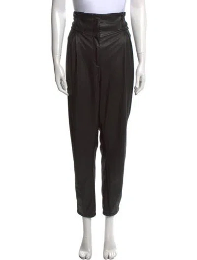 Pre-owned For Love & Lemons Skinny Leg Pants In Black