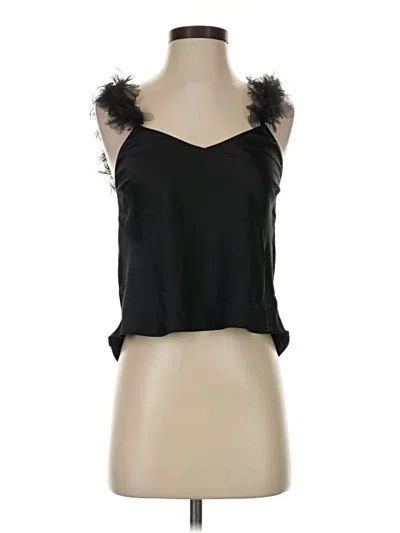 Pre-owned For Love & Lemons Sleeveless Blouse In Black