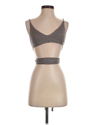 Pre-owned For Love & Lemons Sleeveless Blouse In Gray