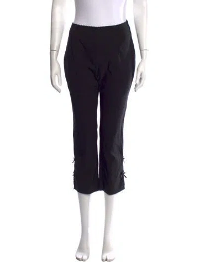 Pre-owned For Love & Lemons Straight Leg Pants In Black