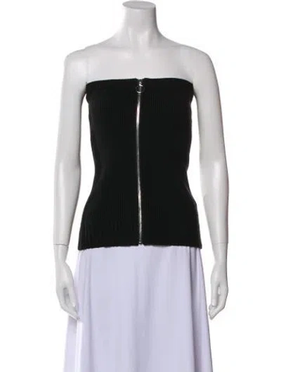 Pre-owned For Love & Lemons Strapless Tunic In Black